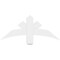 Ekena Millwork Alberta Architectural Grade PVC Gable Bracket, 36"W x 15"H x 2"D x 4"F, 10/12 Pitch GBP036X15X0204ALB00 - alternate 3